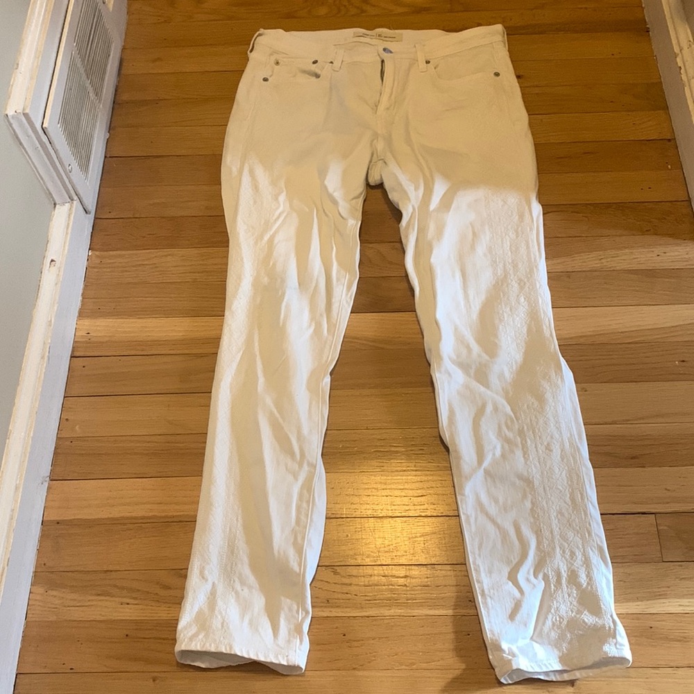 GAP Women's Straight Leg Jeans - White